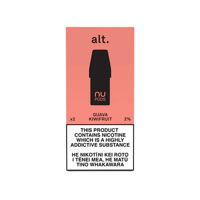 Alt Nu – Replacement Pods – 2% & 2.85% Nicotine – 2 Pods Per Pack