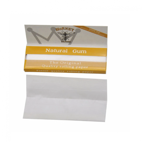 Hornet white natural hemp rolling paper single 78101