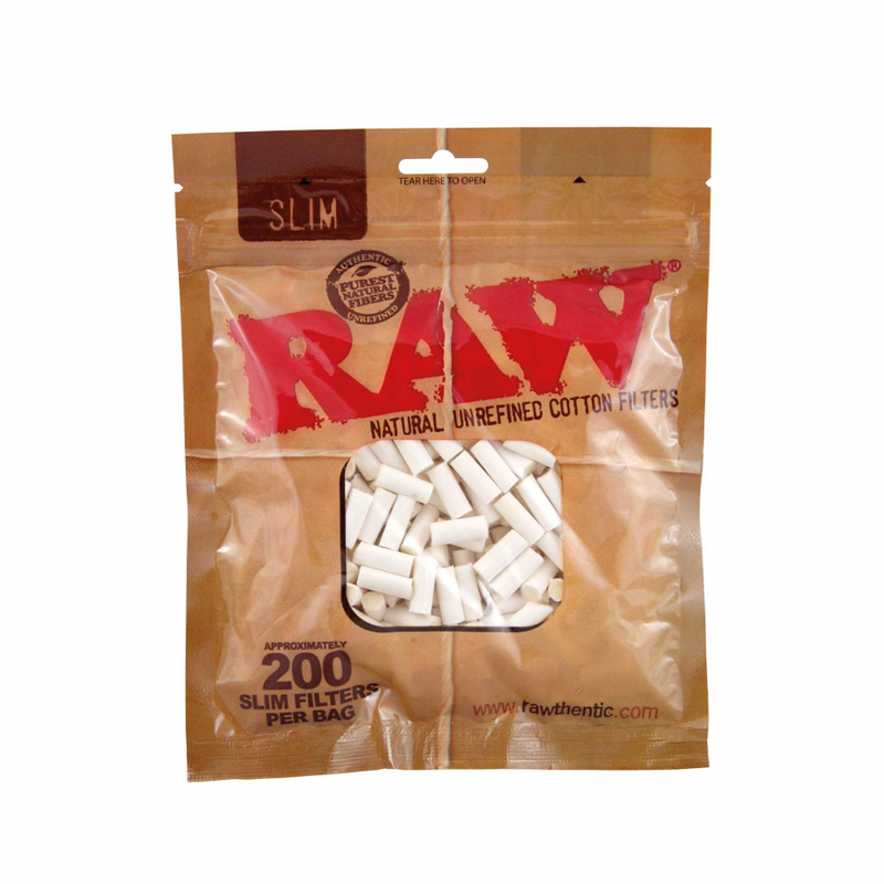 RAW SLIM COTTON FILTERS D 6 mm L 15 mm 12433