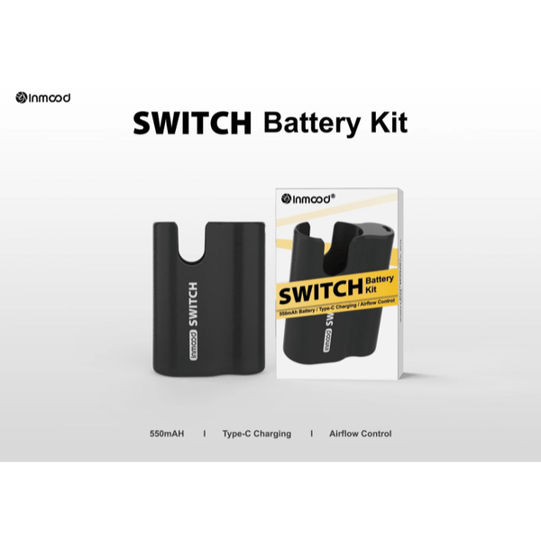 Inmood-Switch-Reusable Battery Kit with Child Lock and Removable Battery