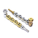 Metal Skull Herb Pipe