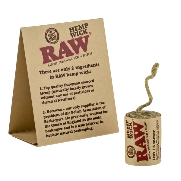 RAW Hemp Wick - 10ft